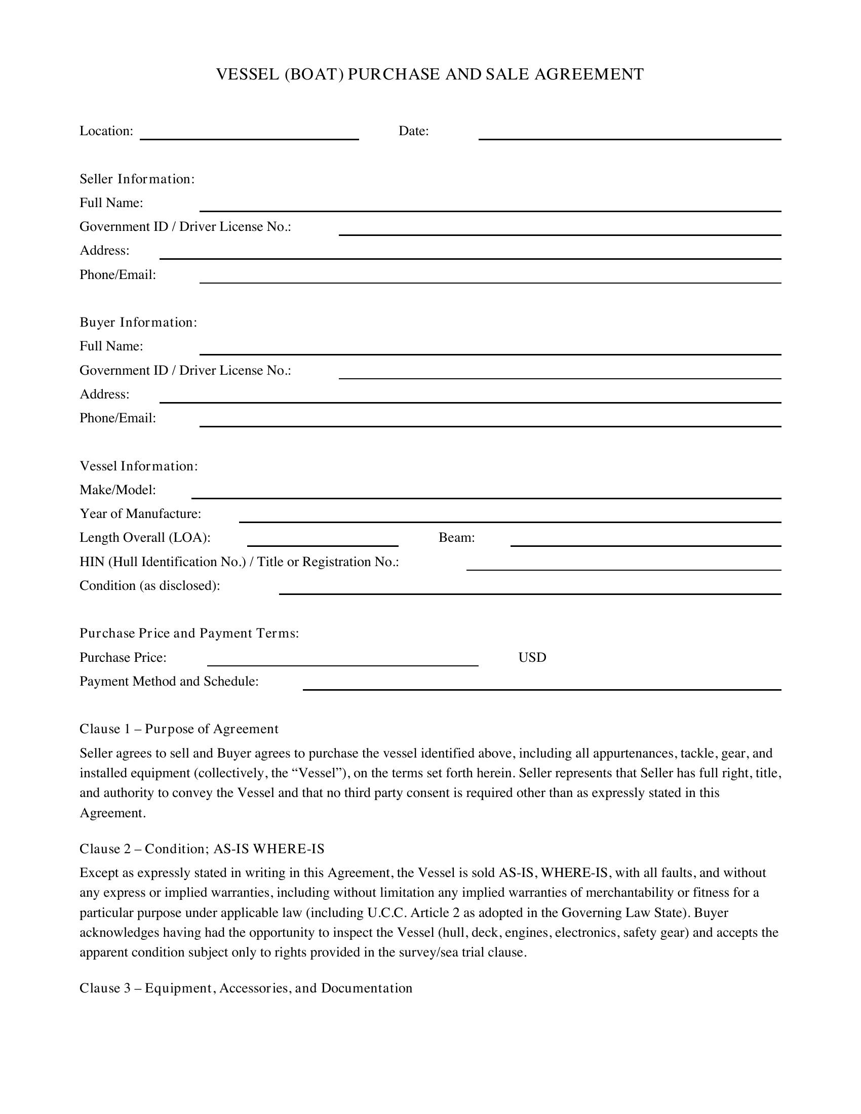 Letter Format Template - US